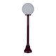 Siena 30cm Sphere Short Post - Burgundy Finish / E27 Siena 30cm Sphere Short Post - Burgundy Finish / E27